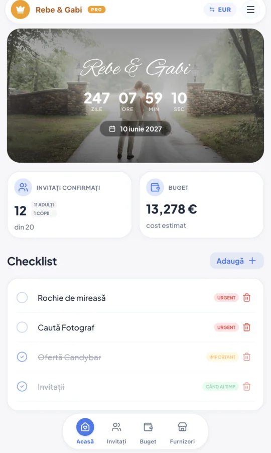 Wedding Masters App