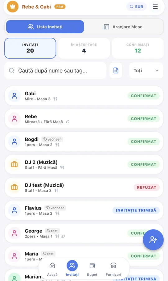 Wedding Masters App